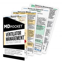 MDpocket Ventilator Management Card Set